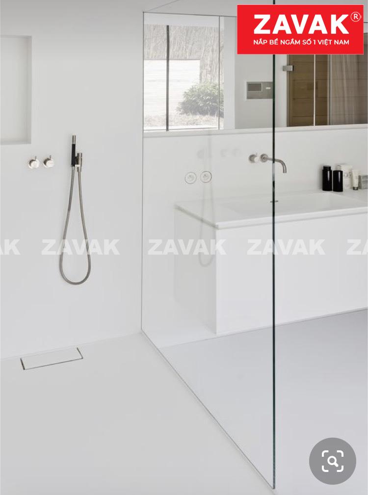 Nẹp vách kính inox NK-40*1000 5 nẹp vách kính inox zavak, vách kính nhà tắm, vách kính cầu thang