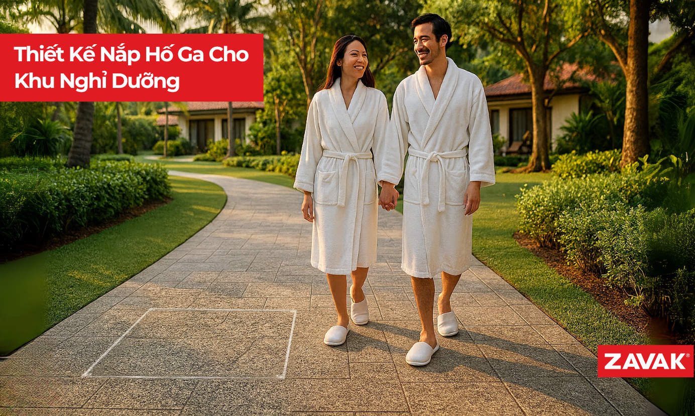 Thiết Kế Nắp Hố Ga Khu Nghỉ Dưỡng: An Toàn, Thẩm Mỹ