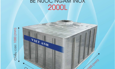 Be nuoc ngam Inox Viet Anh 2000l 1 1ed87956