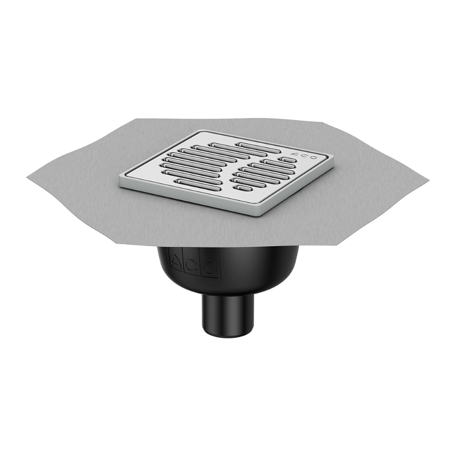 Ga thoát sàn ACO EASYFLOW ống thoát đứng