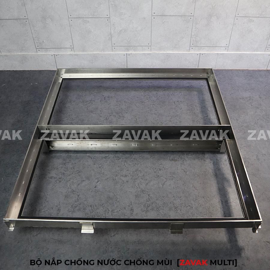 Bộ nắp bể inox Zavak kích thước lớn, Nắp bể cân bằng hồ bơi, nắp bể kỹ thuật, nắp bể cá koi