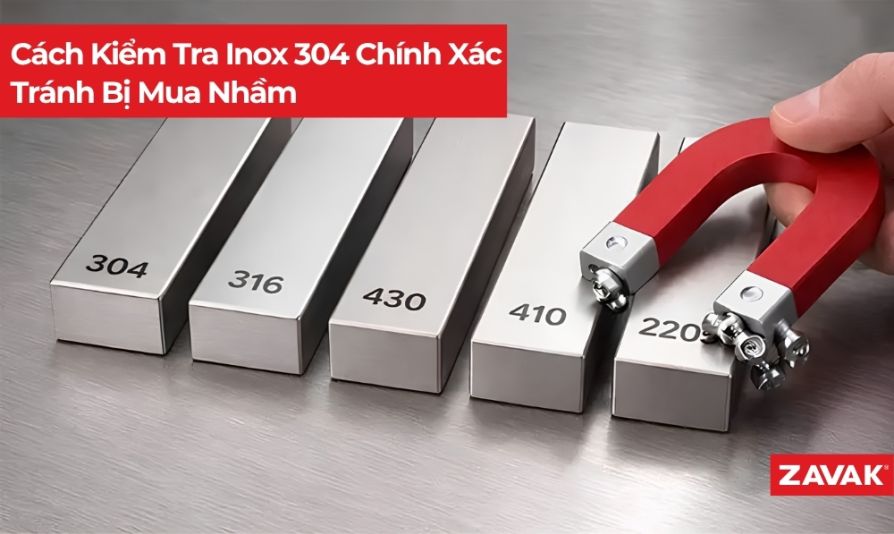 Cách kiểm tra inox 304