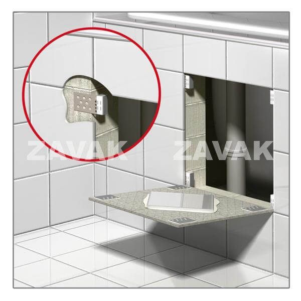 Fliesenmagnete geflieste Waende Badewanne Dusche Badezimmer Rohre Leitungen 2 6e624249