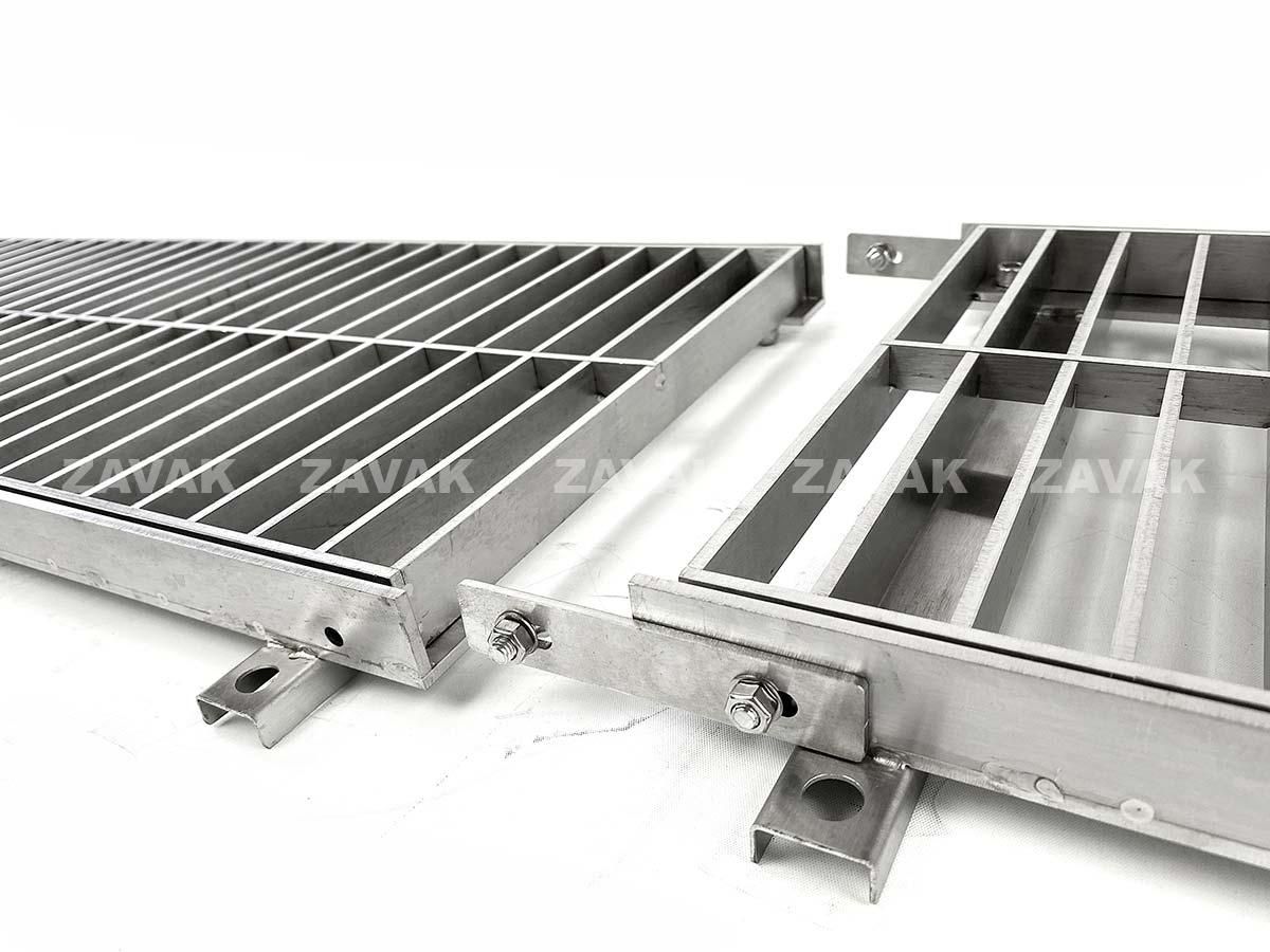 Nắp rãnh thoát nước inox Grating Zavak GRT rãnh thoát nước ngoài sân Grating ZAVAK GRT-B