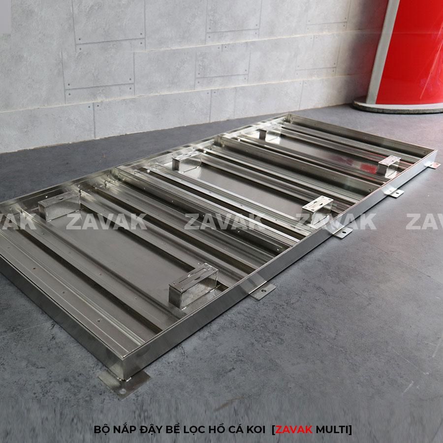 Bộ nắp bể lọc hồ cá koi inox 304 chống gỉ ZAVAK Multi