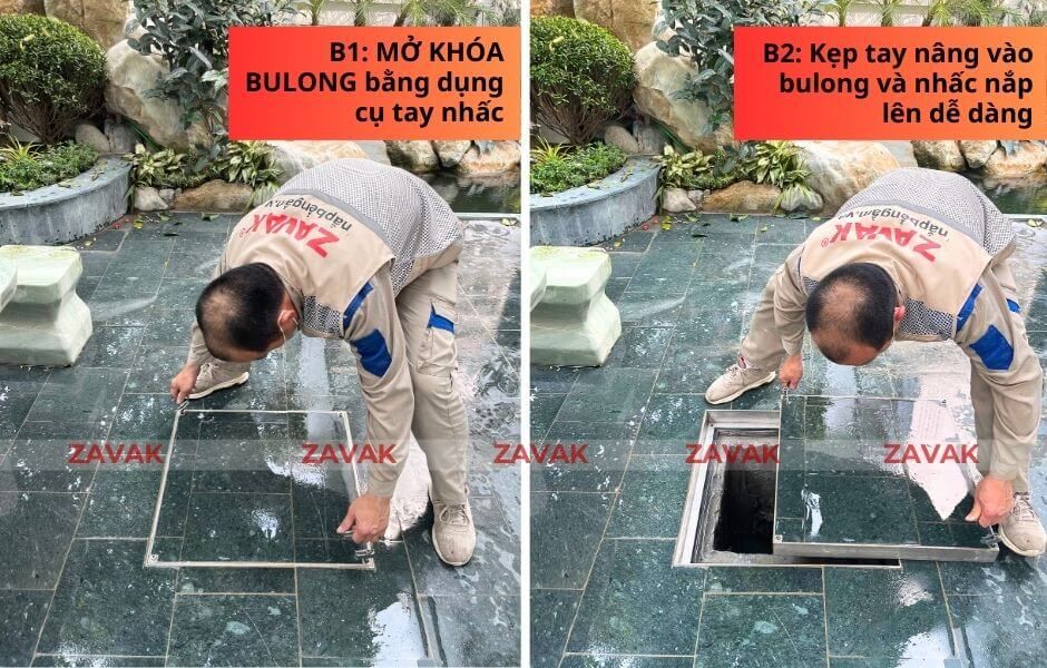xử lý ô nhiễm Nước Ngầm sau mùa lũ Giải pháp thay nắp bể ngầm inox chống nước