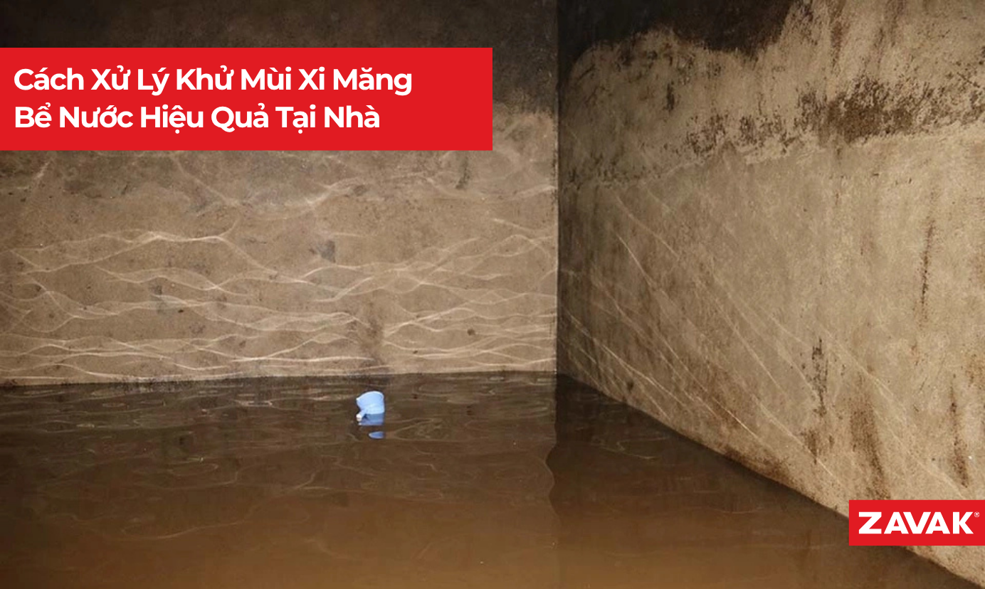 Cách Xử Lý Khử Mùi Xi Măng Bể Nước Hiệu Quả Tại Nhà