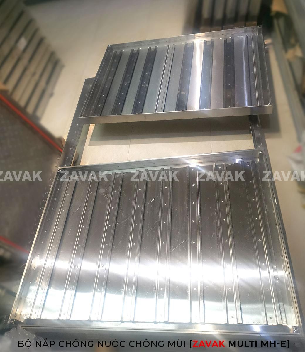 Bộ nắp bể cân bằng hồ bơi, nắp bể lọc hồ cá koi inox