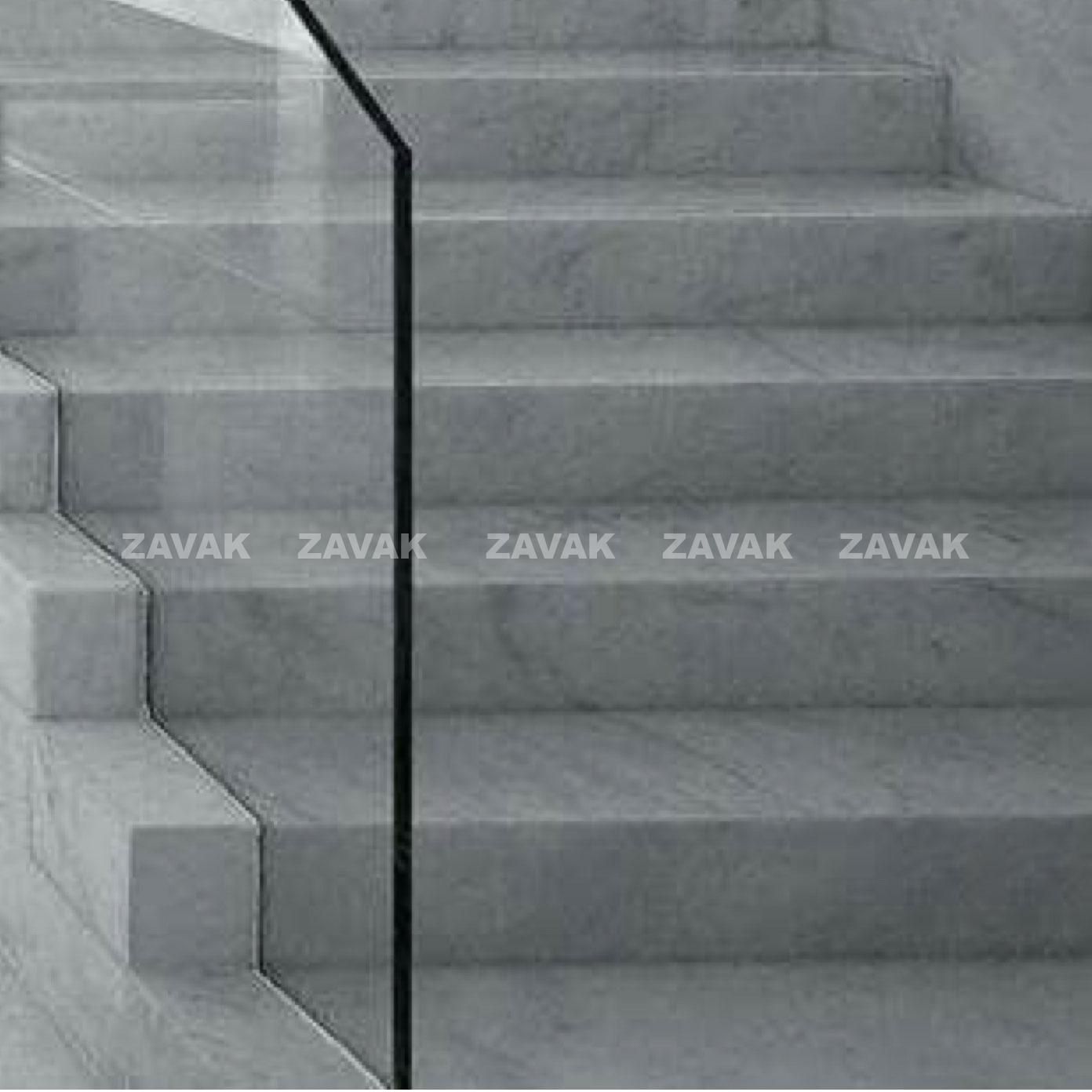 nẹp vách kính inox zavak, vách kính nhà tắm, vách kính cầu thang
