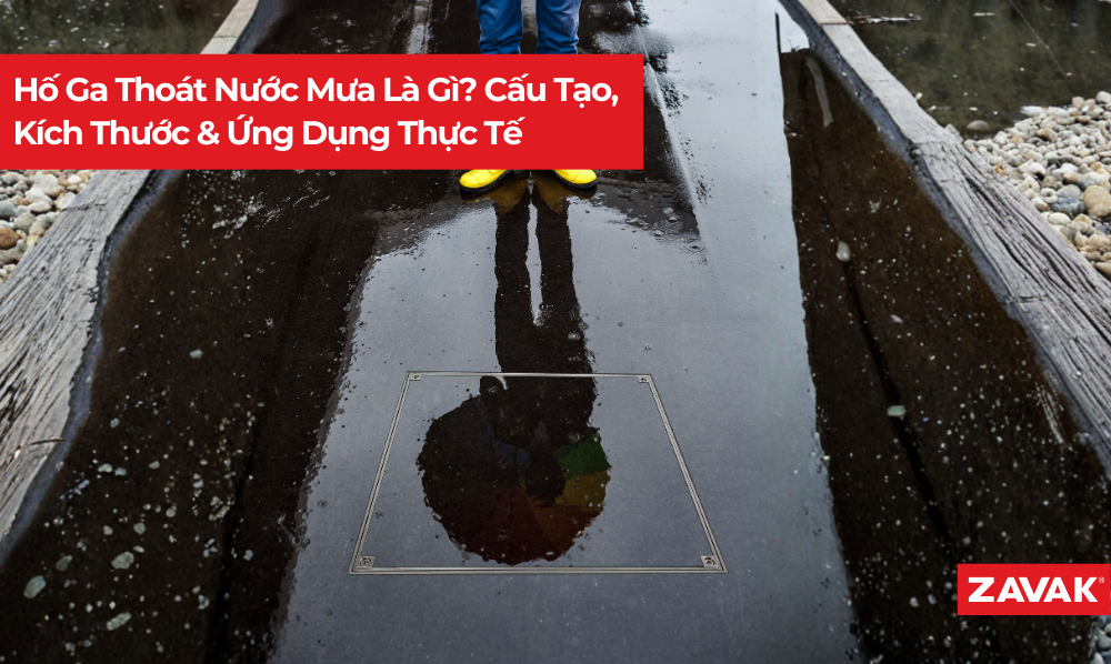 Hố Ga Thoát Nước Mưa Là Gì? Cấu Tạo, Kích Thước & Ứng Dụng Thực Tế