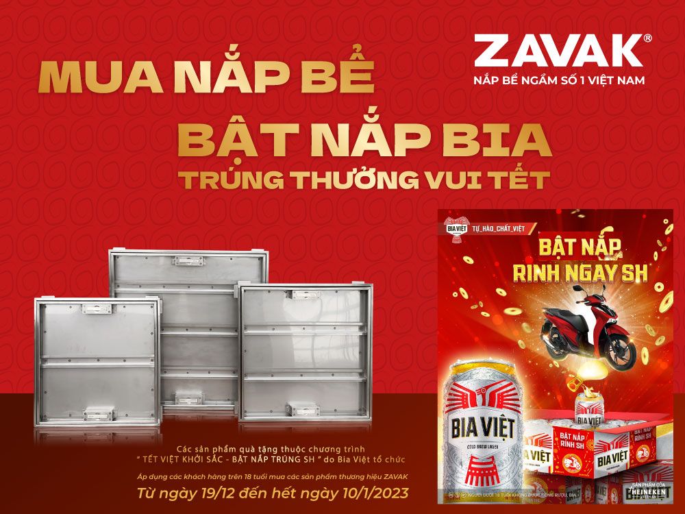 Khuyến mại mua Nắp bể Zavak