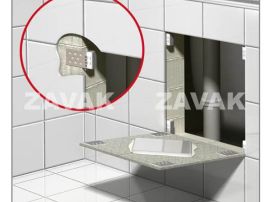 Fliesenmagnete geflieste Waende Badewanne Dusche Badezimmer Rohre Leitungen 2 bac47ead
