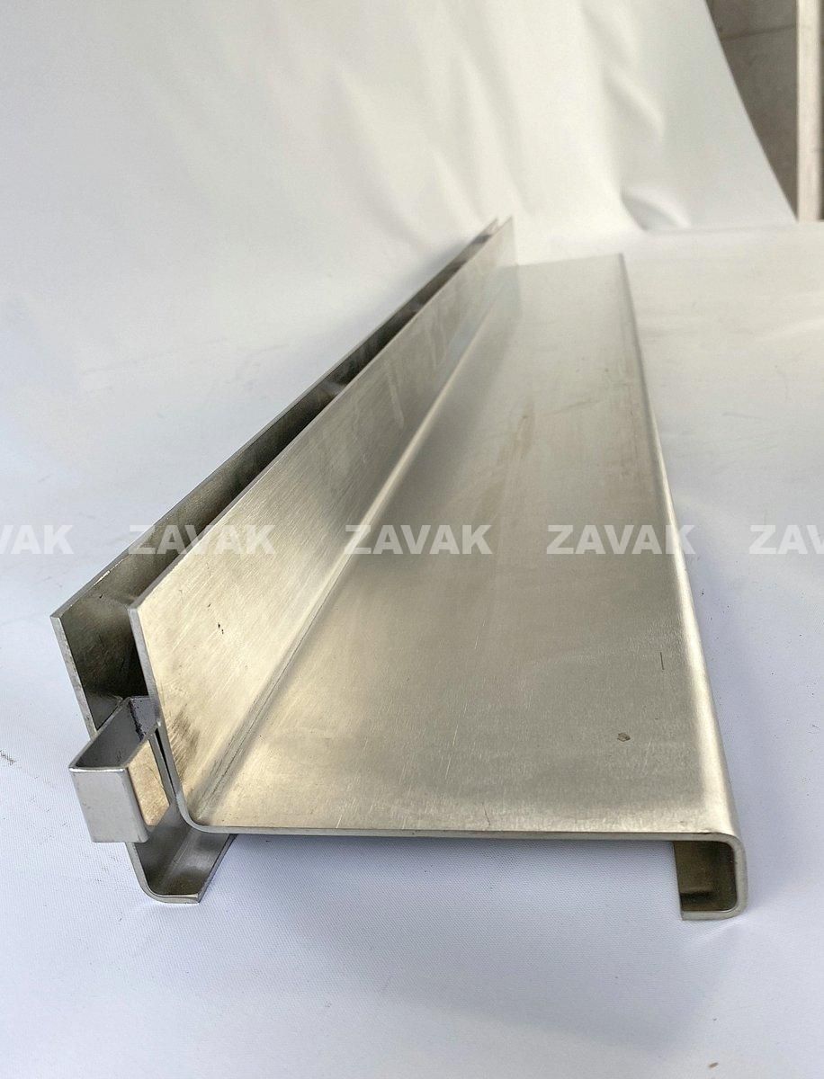 Rãnh thoát nước inox Zavak 1 khe hẹp nằm lệch SLT-BL