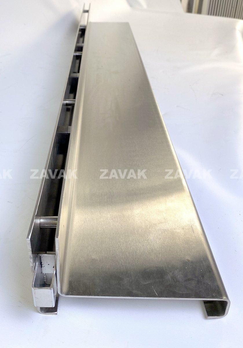 Rãnh thoát nước inox Zavak 1 khe hẹp nằm lệch SLT-BL