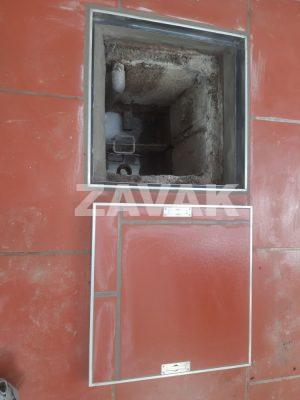 Nắp bể nước ngầm inox trong nhà Zavak MHI