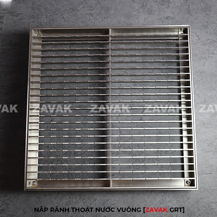 Rãnh thoát nước 1 khe hẹp nằm lệch SLT-BL | Nắp bể ngầm inox ZAVAK