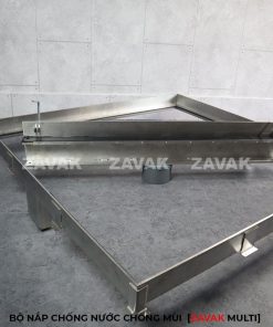 Bộ nắp bể inox Zavak kích thước lớn, Nắp bể cân bằng hồ bơi, nắp bể kỹ thuật, nắp bể cá koi