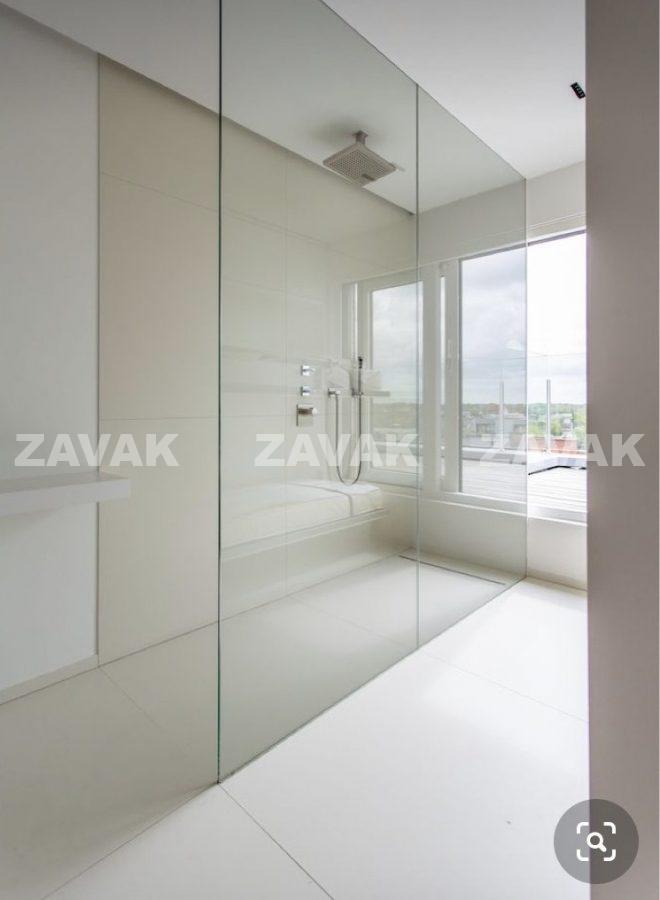 nẹp vách kính inox zavak, vách kính nhà tắm, vách kính cầu thang