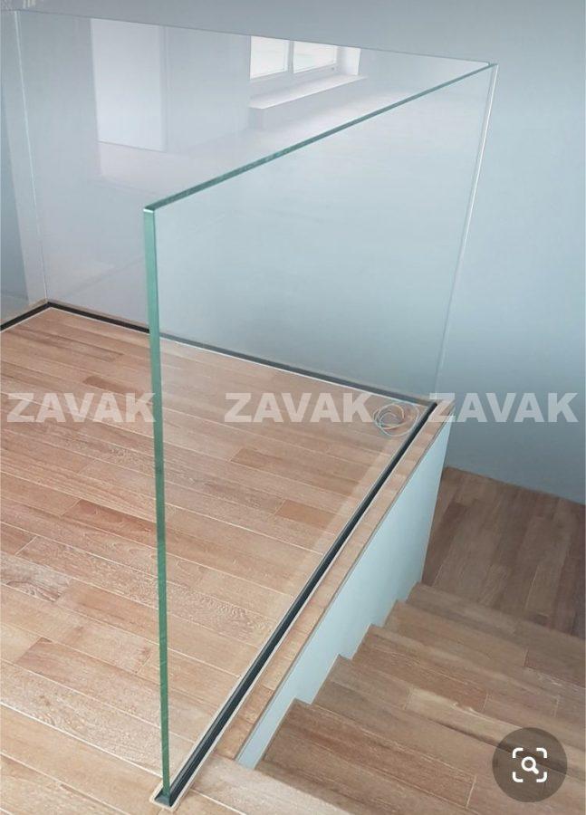 nẹp vách kính inox zavak, vách kính nhà tắm, vách kính cầu thang