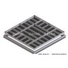 Nắp bể ngầm âm sàn nắp hố ga inox304 Zvak bộ mẹ con 2