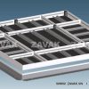 Nắp bể ngầm âm sàn nắp hố ga inox304 Zvak bộ mẹ con 2