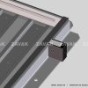 Nắp bể ngầm inox mở 2 cánh trợ lực bản lề ZAVAK
