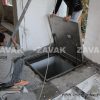nắp bể ngầm zavak nắp hố ga inox304 nắp hầm có tay nâng trợ lực