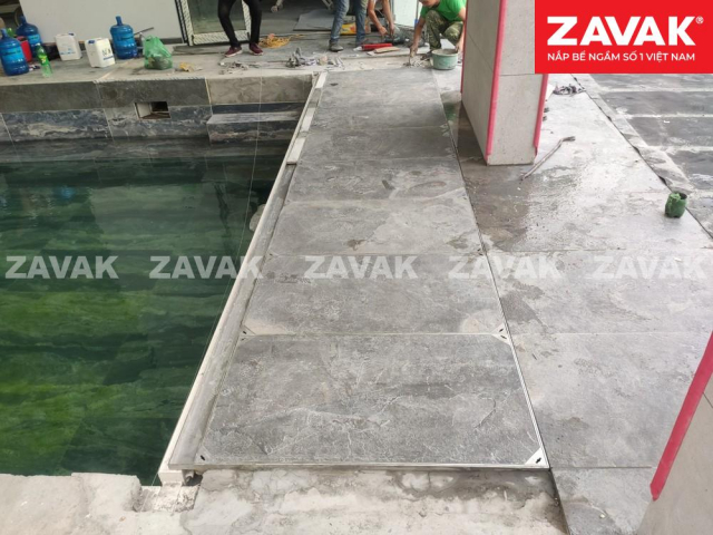 Nắp bể nước ngầm Bộ nắp bể cân bằng inox Zavak MHP