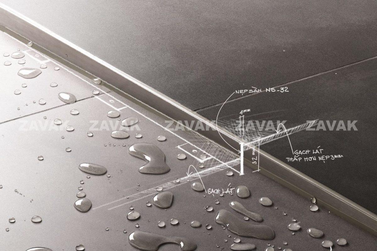 Nẹp sàn inox Zavak