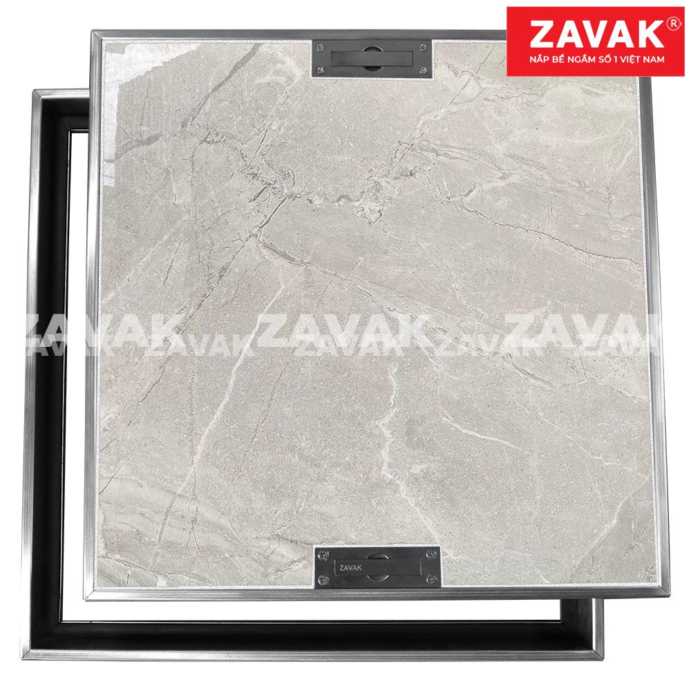 Nắp bể nước ngầm lát gạch trong nhà Zavak MHI