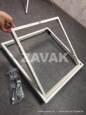 Nắp cửa thăm trần thạch cao khung nhôm Nhật bản có bản lề