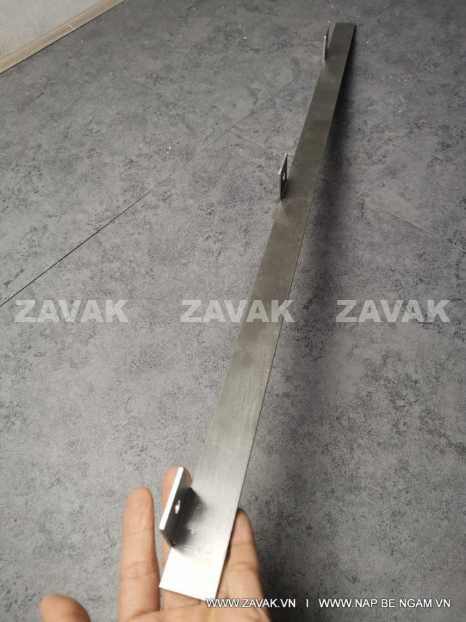 Nẹp inox âm sàn inox304 zavak