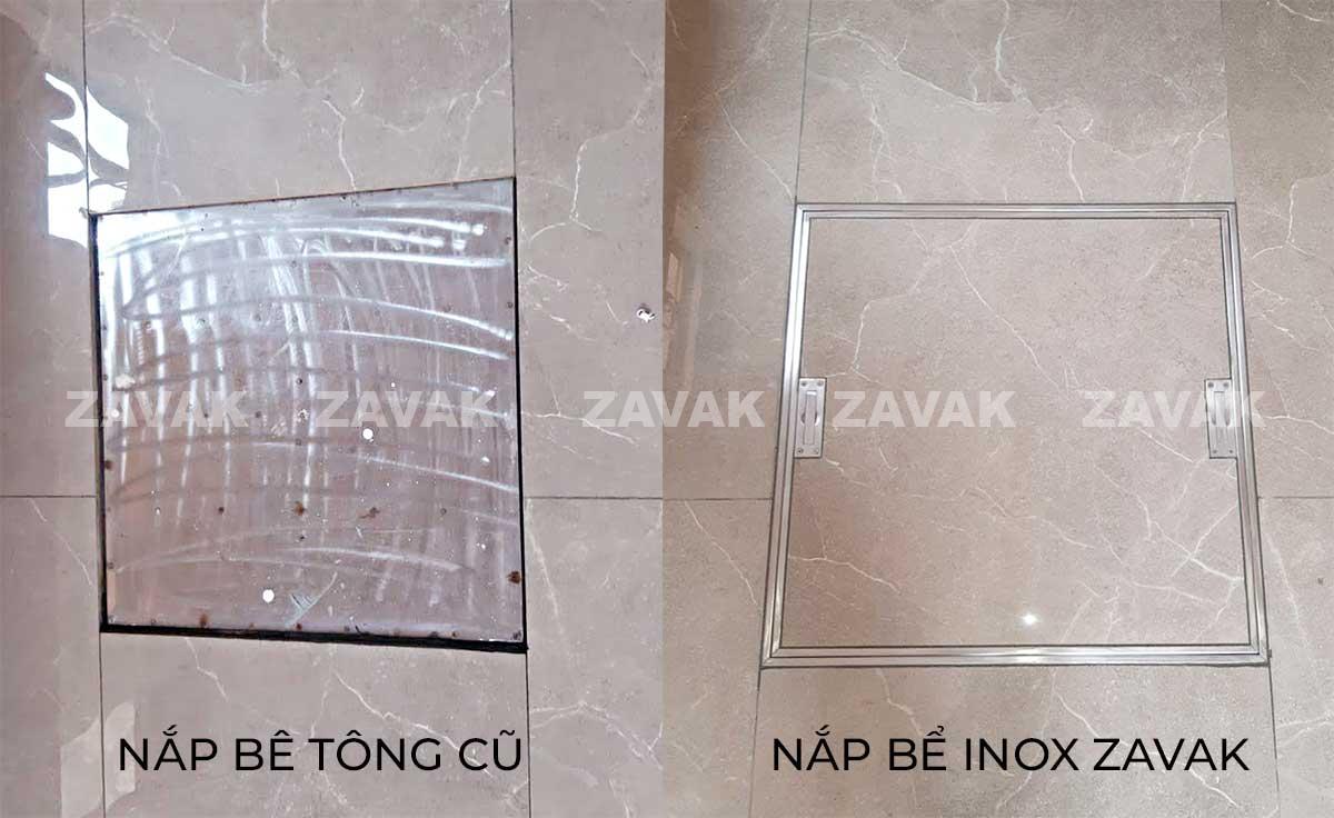 Vì sao cần thay thế nắp bể bê tông thành nắp bể ngầm inox ZAVAK