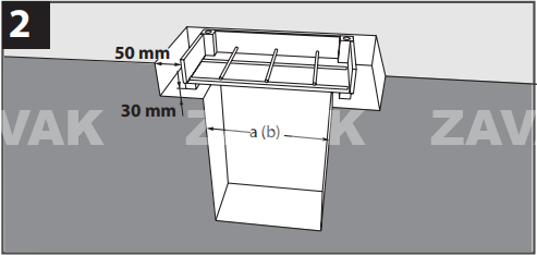 Cách lắp đặt nắp bể ngầm inox Zavak lát gạch âm sàn