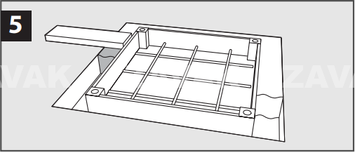 HƯỚNG DẪN LẮP ĐẶT NẮP BỂ NGẦM INOX 5 Cách lắp đặt nắp bể ngầm inox Zavak lát gạch âm sàn