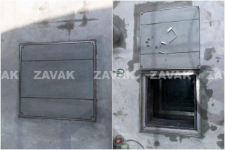 Lắp đặt nắp bể ngầm inox zavak MHI nắp bể chống nước ngăn mùi