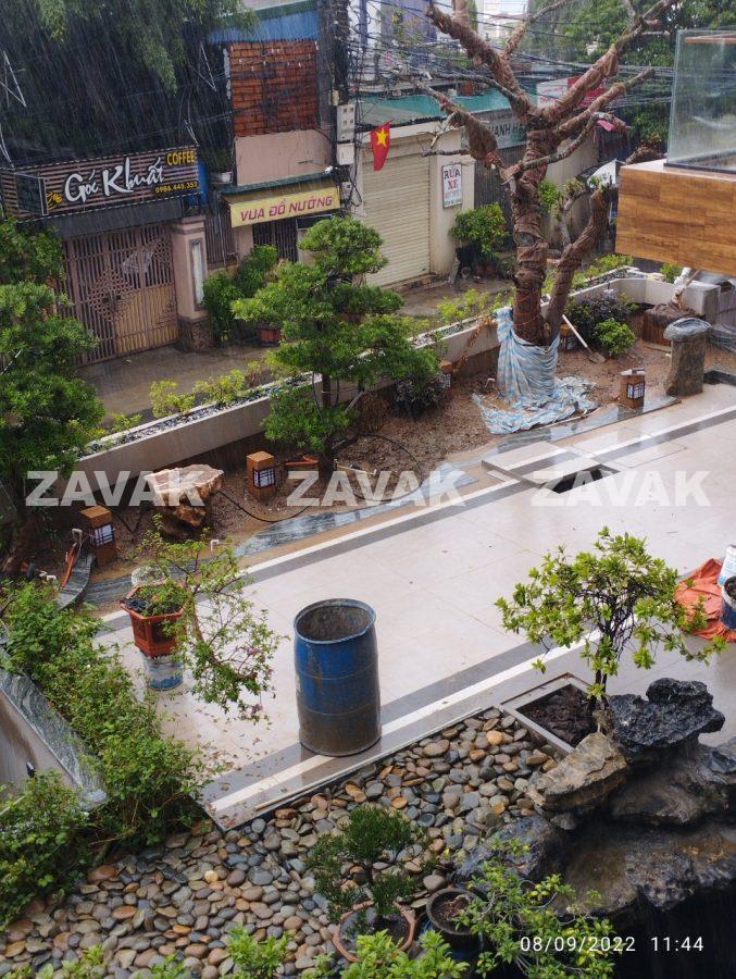 Công trình thi công nắp bể ngầm inox ZAVAK, rãnh thoát nước ZAVAK tại biệt thự Nghệ An