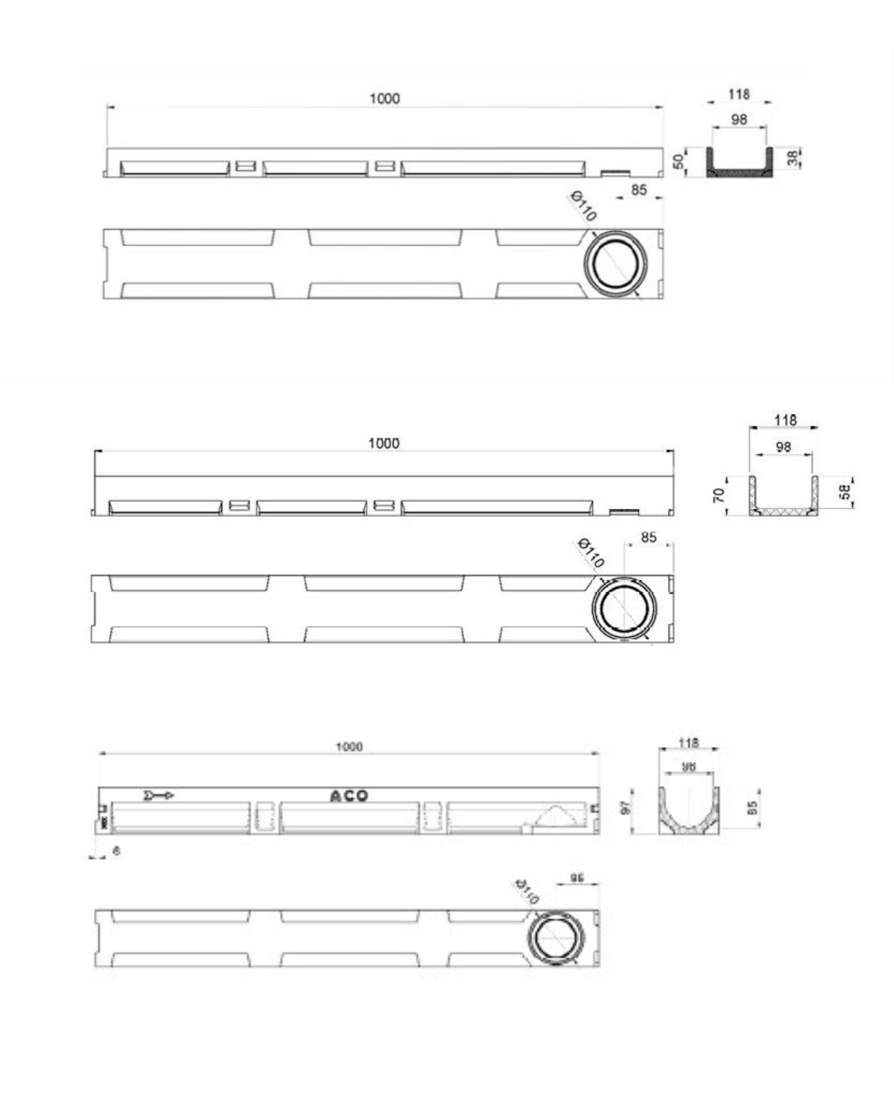 Bản vẽ kỹ thuật E100 ACO