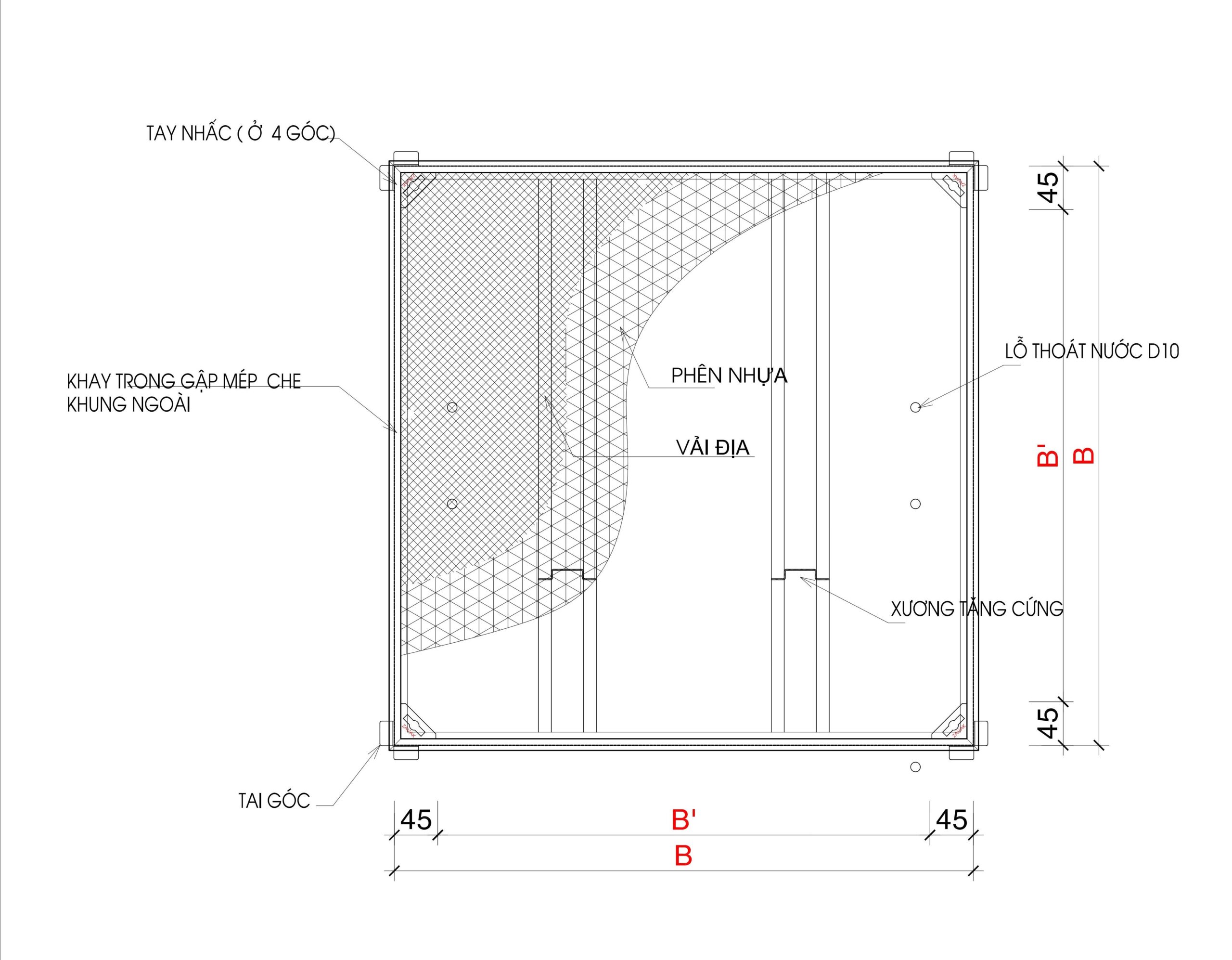 Bản vẽ nắp hố ga MHG new