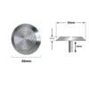 Dinh tan chong truot inox 304 10