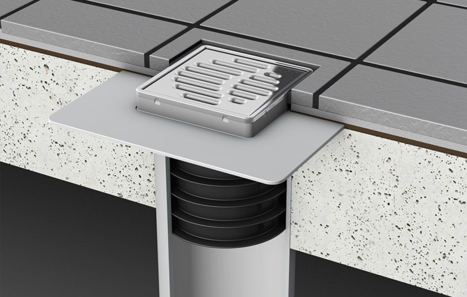 Lắp đặt ga thoát sàn nhà vệ sinh chống thấm Passino ACO