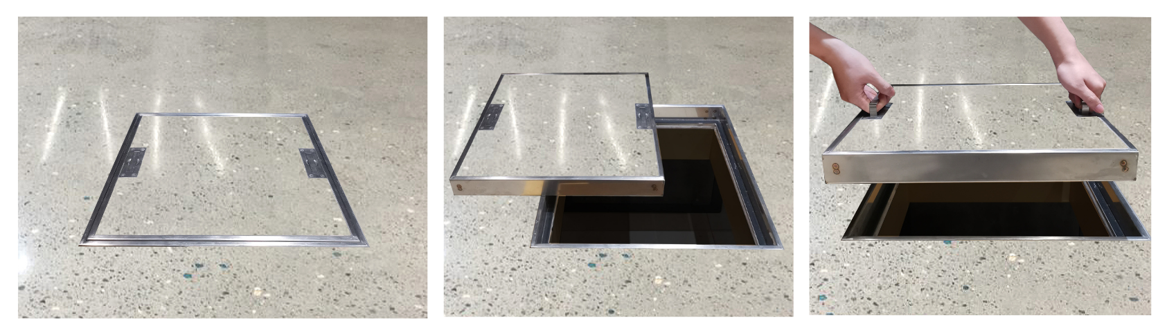 Lắp đặt nắp bể nước ngầm trong nhà Zavak MHI