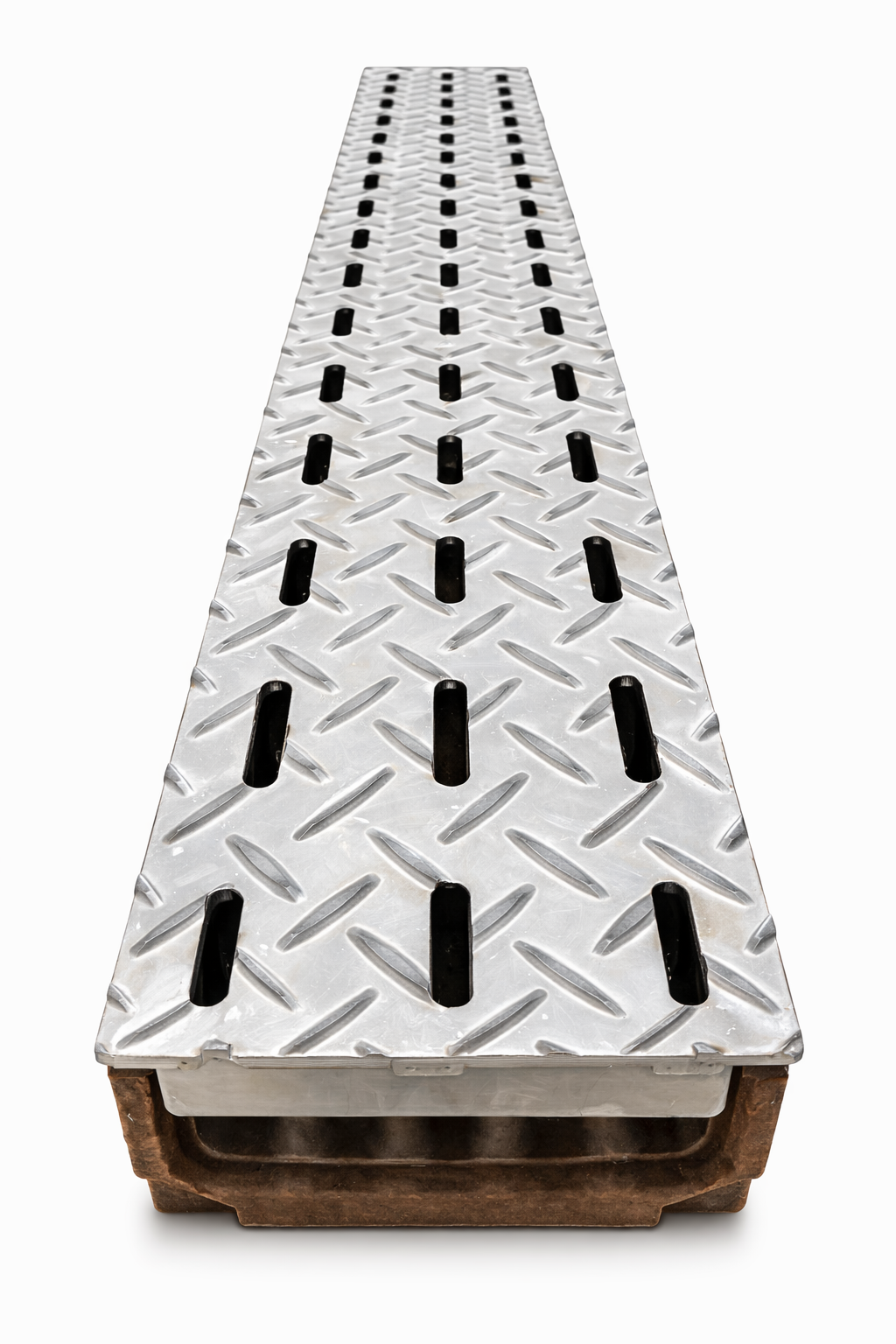 Rãnh thoát nước bê tông Polyme và Inox 304 GRTSLT.E100 của ACO ZAVAK