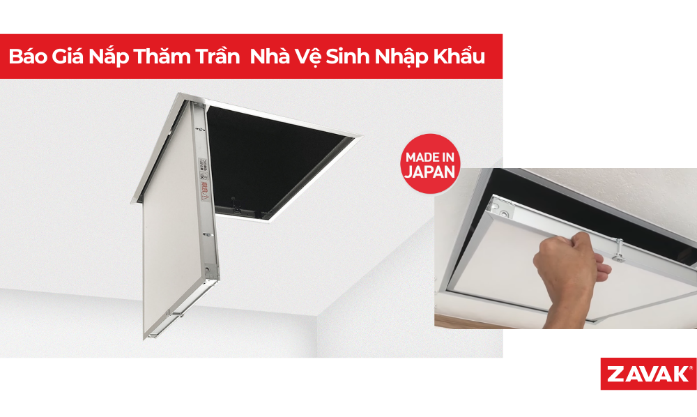Báo Giá Nắp Thăm Trần Nhà Vệ Sinh Nhập Khẩu