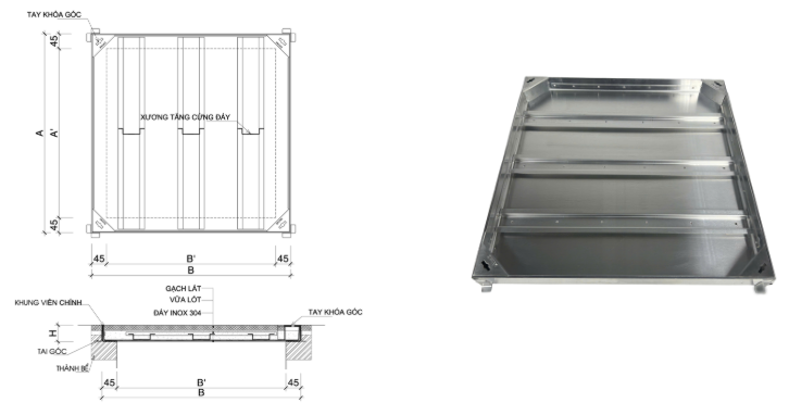 Các Kích Thước Nắp Hố Ga Phổ Biến