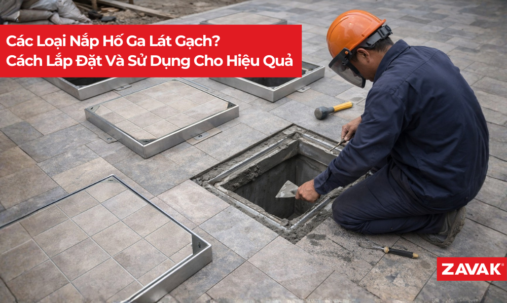 Các Loại Nắp Hố Ga Lát Gạch? Cách Lắp Đặt Và Sử Dụng Hiệu Quả