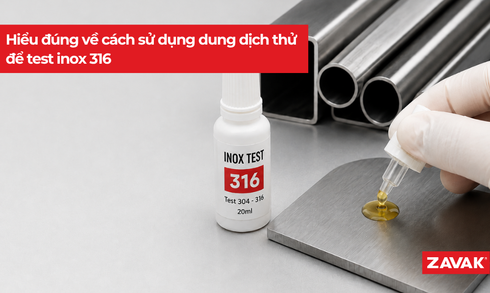 Hiểu đúng về Cách sử dụng dung dịch thử inox 316 Hiểu đúng về Cách sử dụng dung dịch thử inox 316
