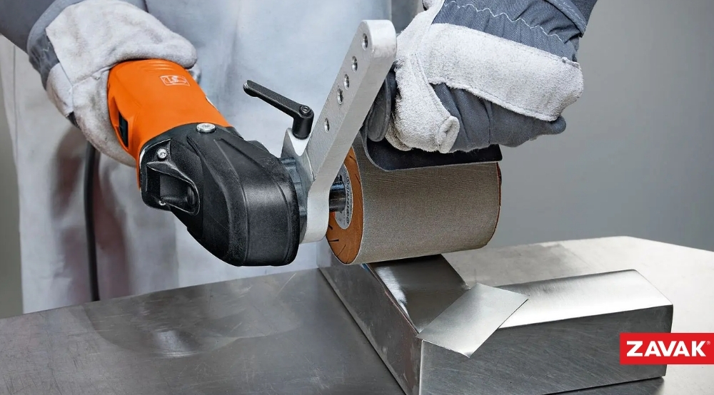 Gia công lại bề mặt inox 304 xước nhiều bằng máy mài