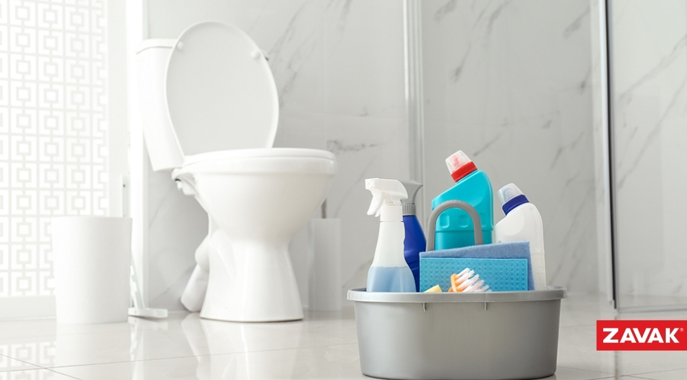 Lau dọn toàn bộ tránh tình trạng ống cống nhà vệ sinh bị hôi 