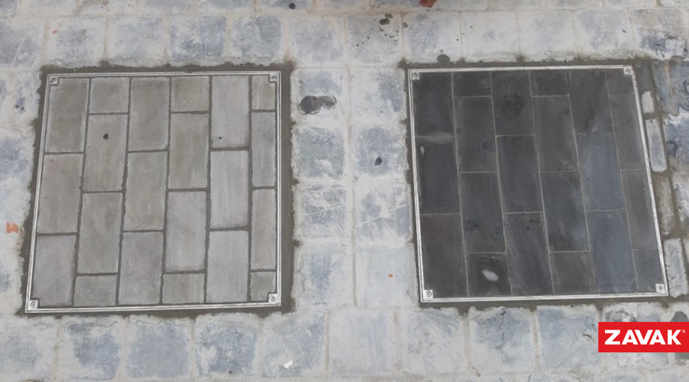 Nắp Bể Nước Ngầm 500x500 Chống Nước Ngăn Mùi (Inox 304)